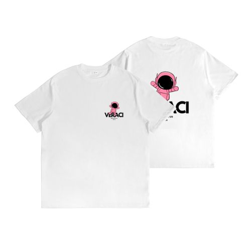 Double Sided Printed Men&#39;s Short Sleeved T-Shirt