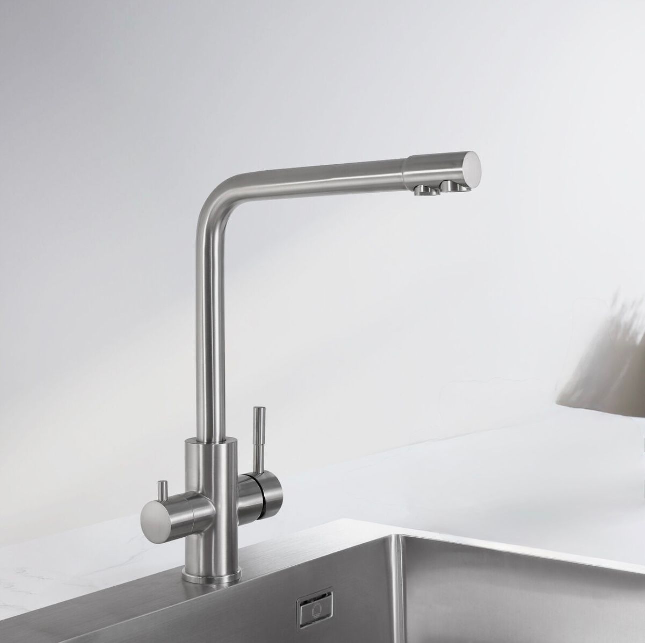 3 Wege Wasserhahn für Osmose Anlage.