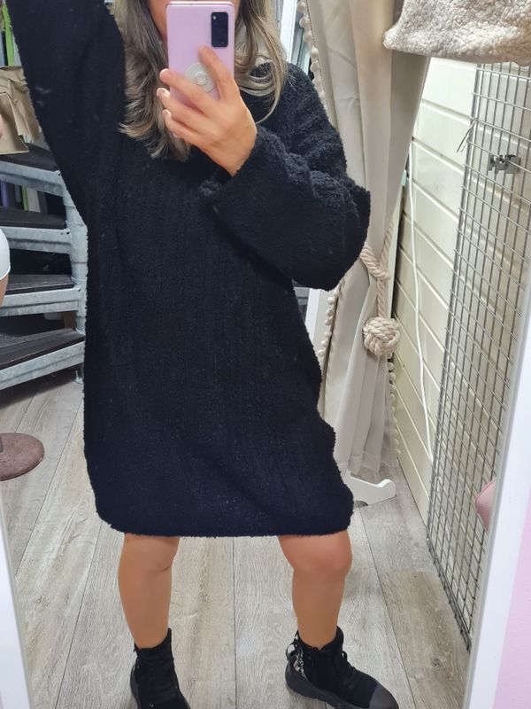 Strickkleid Kleid schwarz