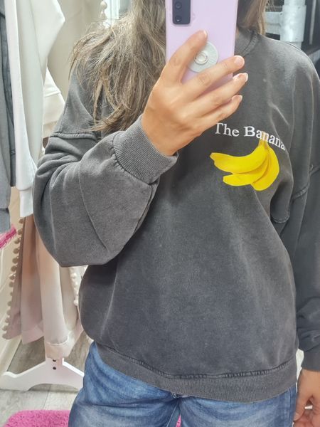 Sweatshirt Banane Print
