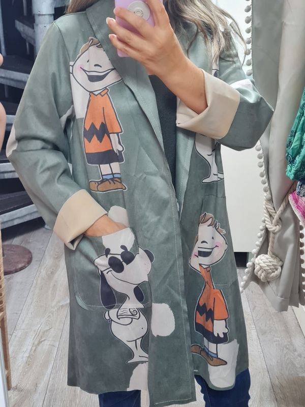 Mantel Cardigan Snoopy