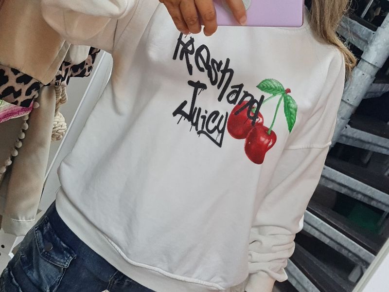 Sweatshirt Kirschen Cherry