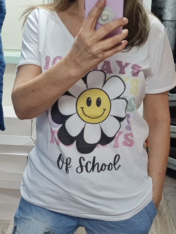 T-Shirt Blume Smile