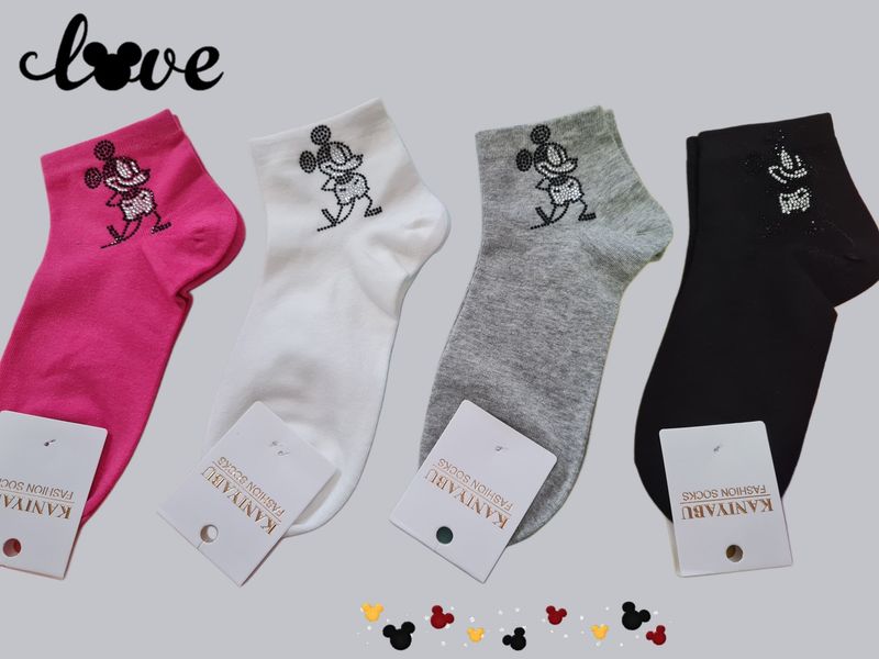 Socken Mouse Straß