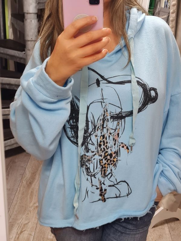 Pullover Sweat Comic Hund italymode