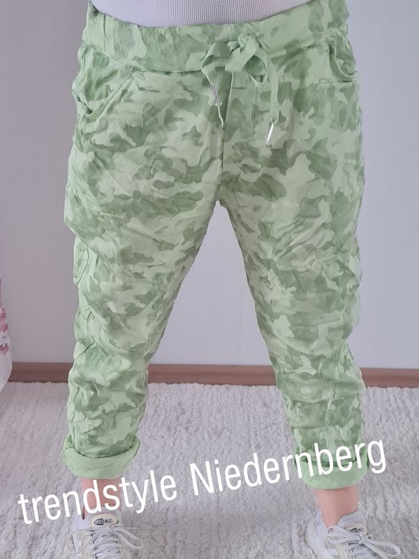 Joggpants camouflage italymode lemon