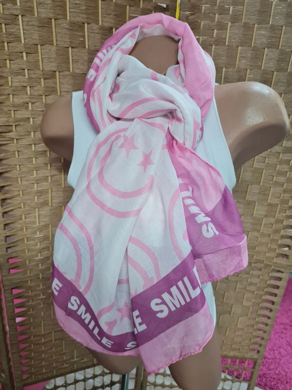 Smiley Schal Viskose