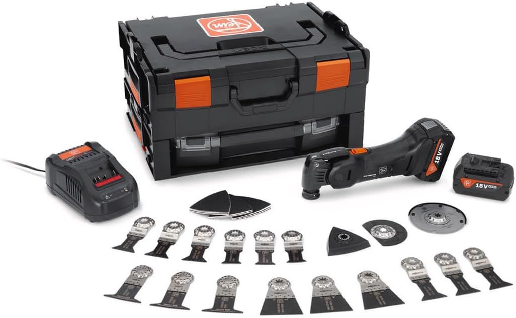 Fein 71294261240 AMM500 Plus Top 18v AMPShare Multimaster Black Edition 2 x 4.0ah Set