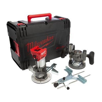 Milwaukee 4933471604 M18FTR-0X 18v Fuel 1/4&quot; Router Trimmer - Bare Unit in HD Case