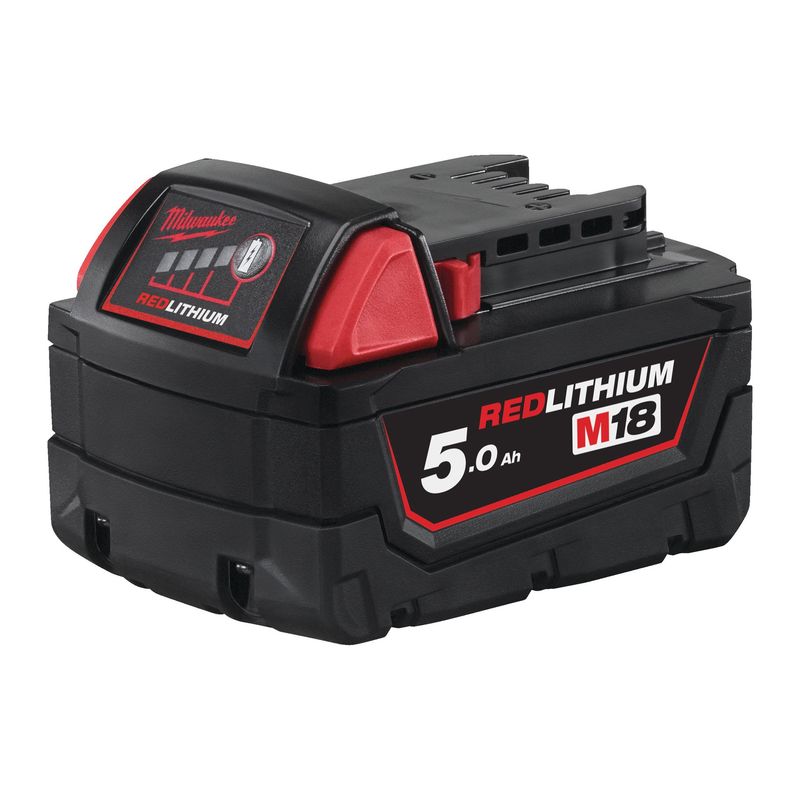 Milwaukee 4932430483 M18B5 18v Red Lithium 5.0ah Battery