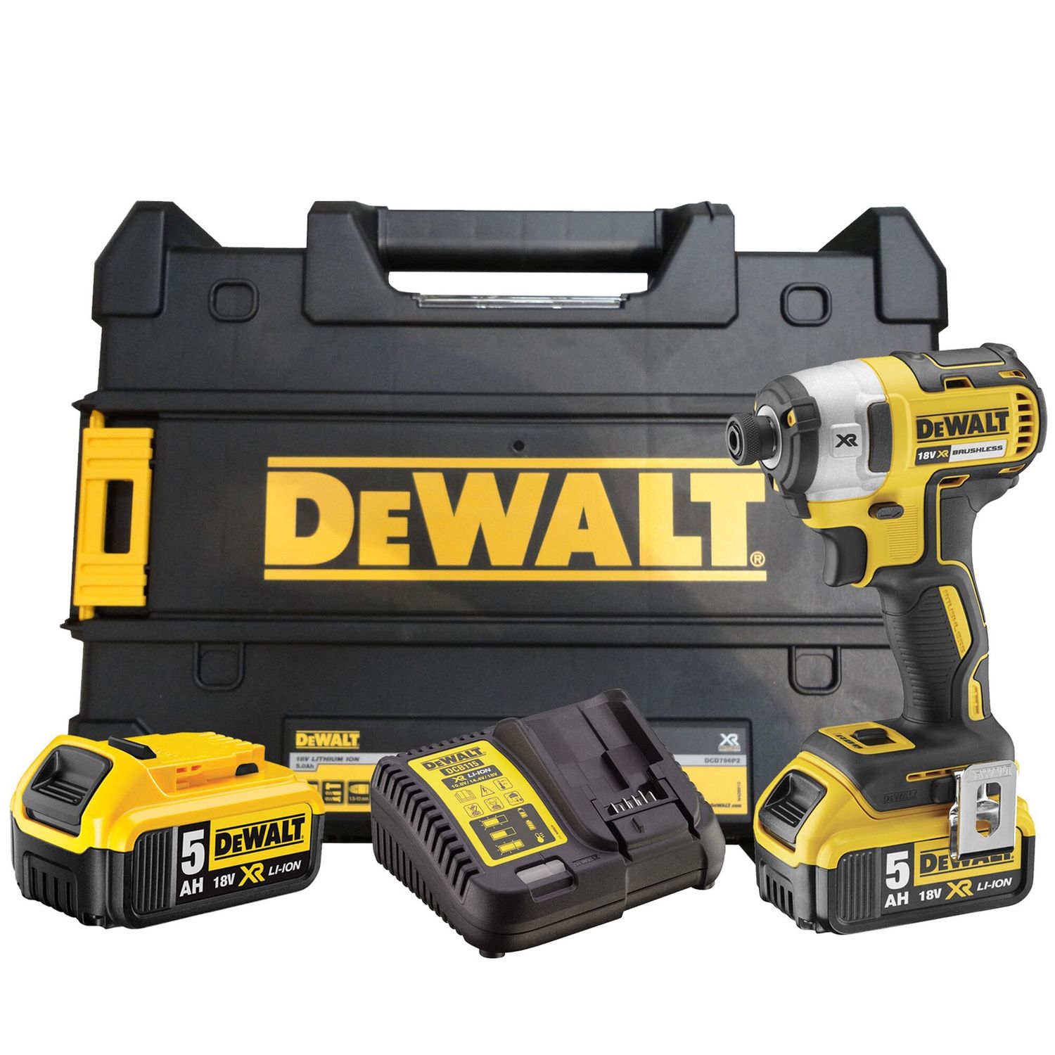 Dewalt DCF887P2 XR Brushless 3 Speed Impact Driver 18V 2 x 5.0Ah Li-ion