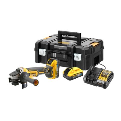 Dewalt DCG409H2T XR 18v Advantage Grinder 125mm Kit 2 x POWERSTACK 5.0ah Li-ion