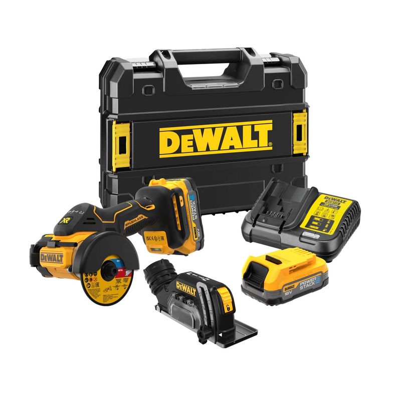 Dewalt DCS438E2T XR BL Cut Off Tool 18V 2 x 1.7Ah POWERSTACK Li-ion