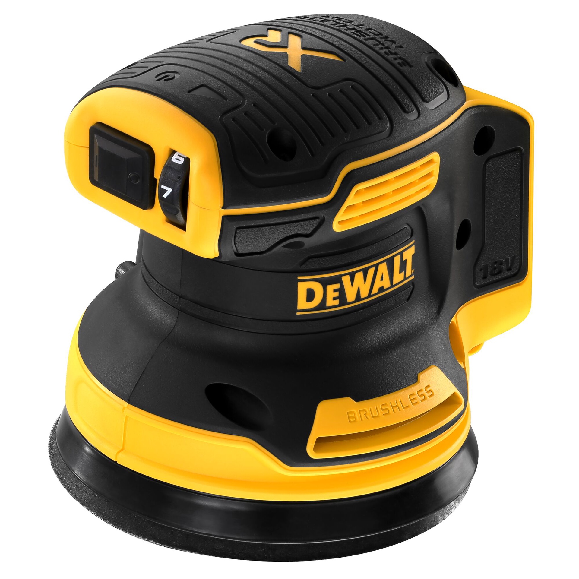 Dewalt DCW210N XR 18v Brushless Random Orbital Sander Bare Unit img