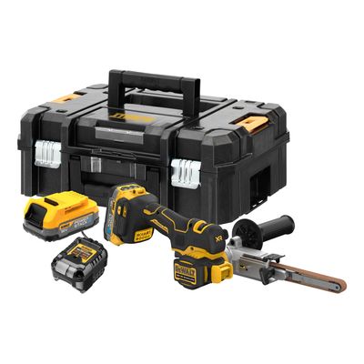 Dewalt DCM200E2T XR 18v Li-Ion Brushless Band File Kit 2 x 1.7ah POWERSTACK
