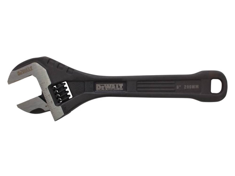 Dewalt DHT080267 DWHT80267-0 All Steel Adjustable Wrench 200mm 8in