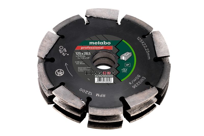 Metabo 628299000 Dia-CD3 3R 125mm Triple Diamond Blade for MFE40
