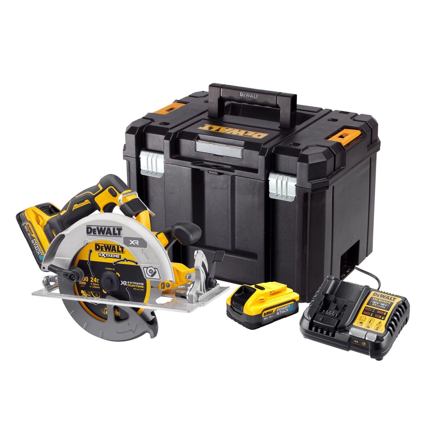 Dewalt DCS573H2T XR Advantage 18v Circular Saw 190mm Kit 2x5ah POWERSTACK Li-ion
