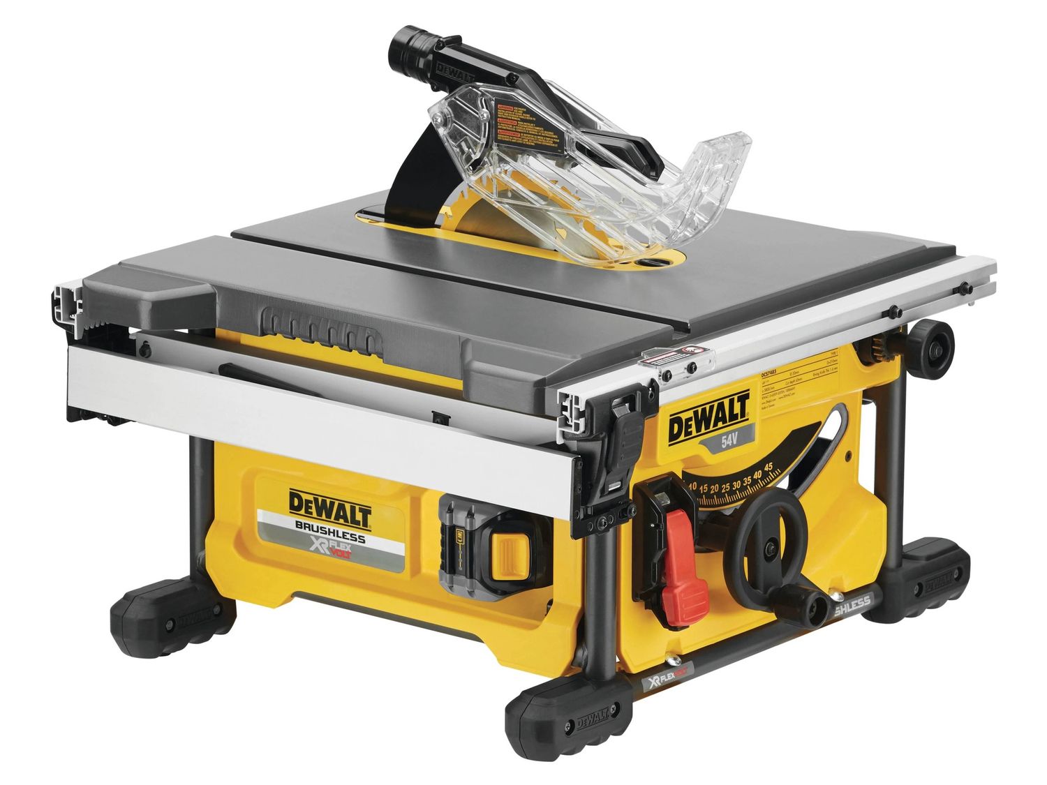 DEWALT DCS7485T2 XR FlexVolt 54v Table Saw Kit 2 x 2.0ah Li-ion