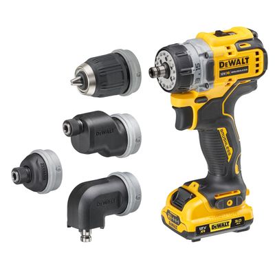 Dewalt DCD703L2T XR BL Multi-Head Drill Driver 12V 2 x 3.0Ah Li-ion