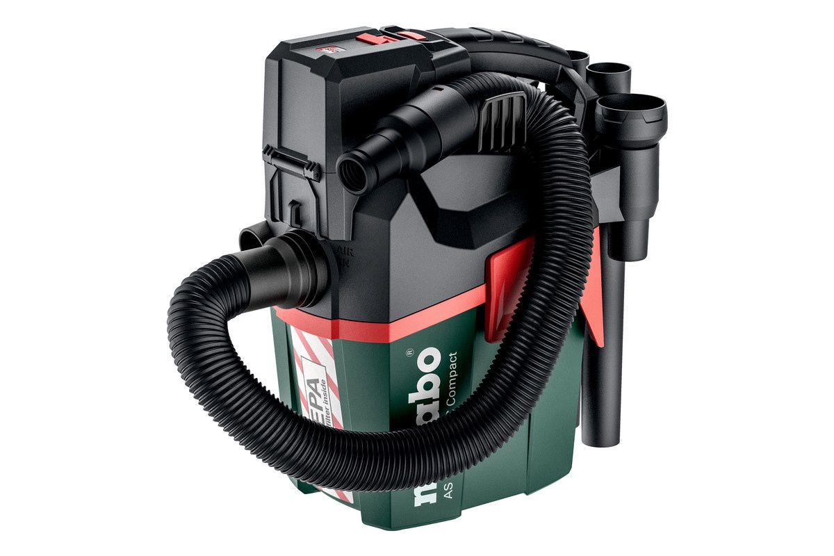 Metabo 602029850 AS 18 HEPA PC COMPACT 18v L-Class Vacuum Cleaner Bare Unit Only img