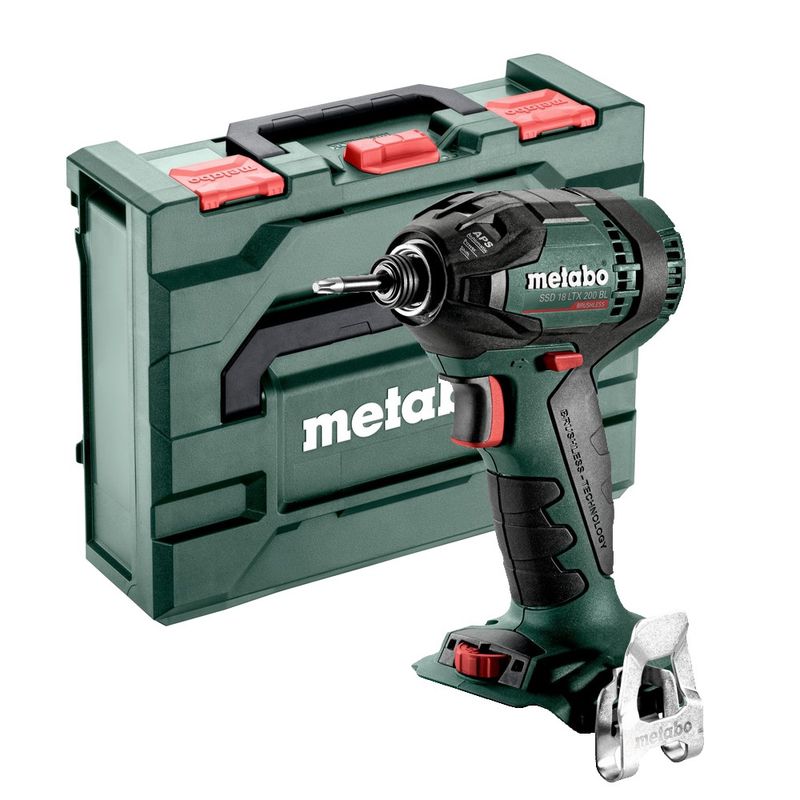 Metabo 602396840 SSD18LTX200BL 18v 1/4in Impact Driver Bare Unit and metaBOX 145