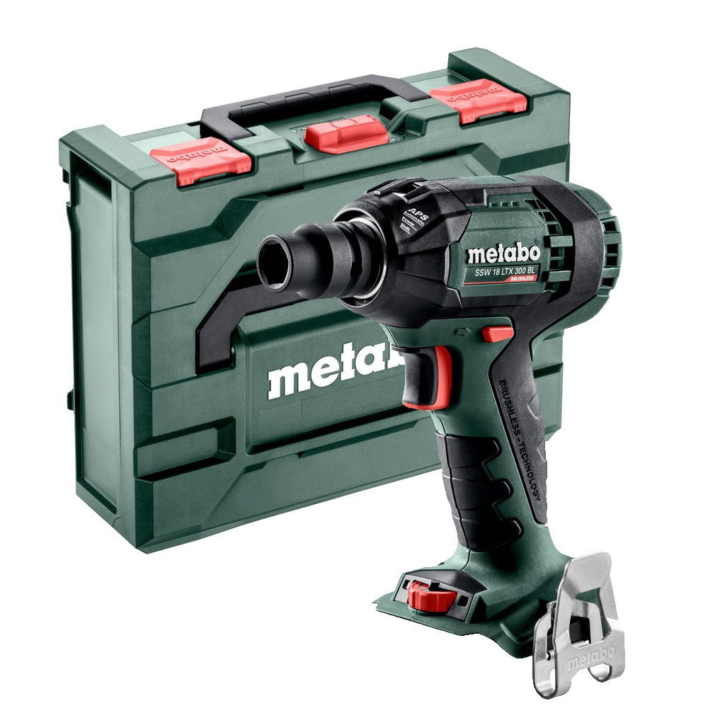 Metabo 602395840 SSW18LTX300BL 18v 1/2in Impact Wrench Bare Unit metaBOX 145 img
