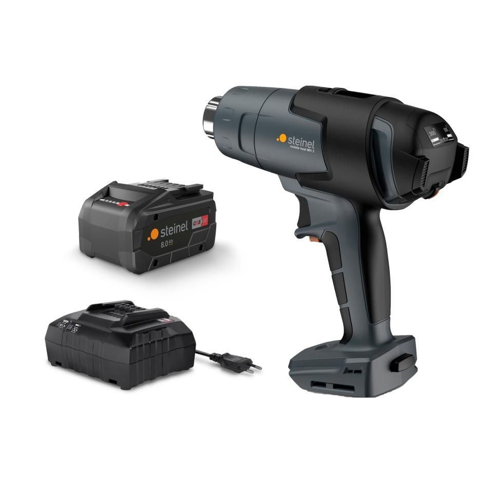 Steinel MH3 18v Cordless Heat Gun Kit 1 x 8.0Ah Li-ion
