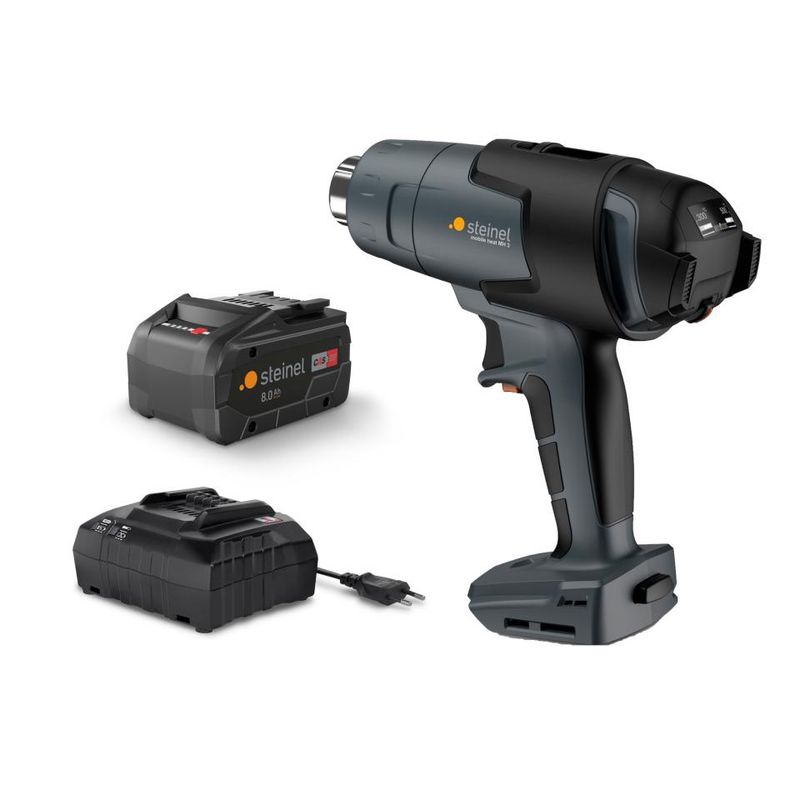 Steinel MH3 18v Cordless Heat Gun Kit 1 x 8.0Ah Li-ion