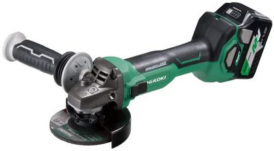 Hikoki G3612DAJR 36v Multi-Volt 115mm Angle Grinder kit with 2 x 2.5ah Batteries