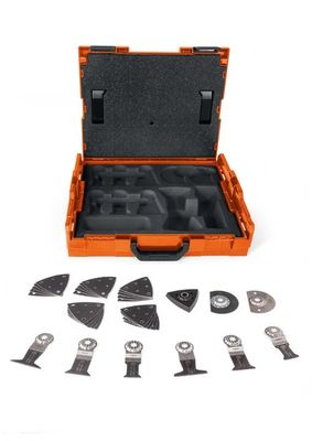 FEIN 33903750010 34pc Starlock Multi-Tool Blade and Sanding set in L-BOXX 102