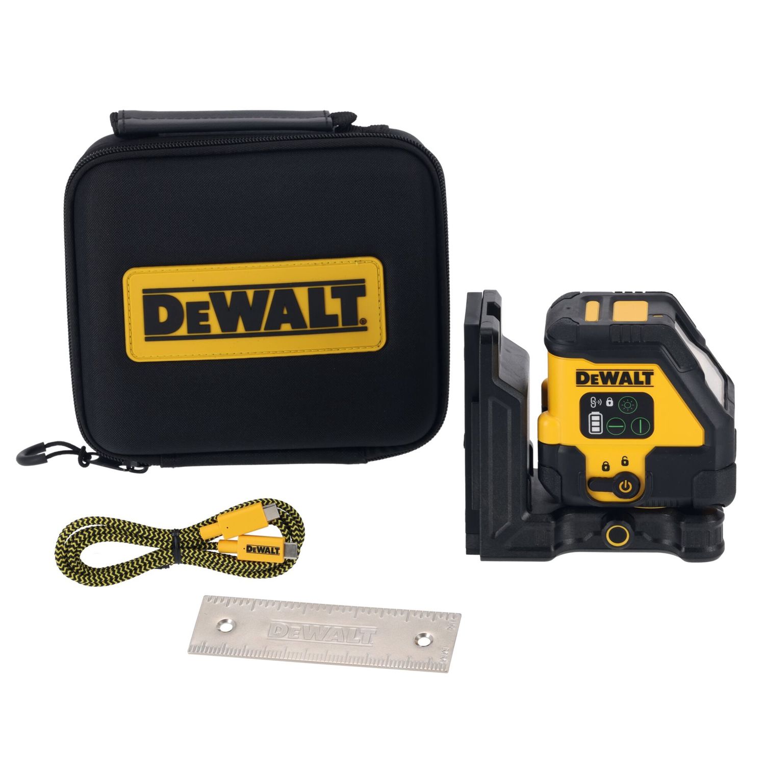 Dewalt DCLE14201 USB Cross Line Green Beam Laser