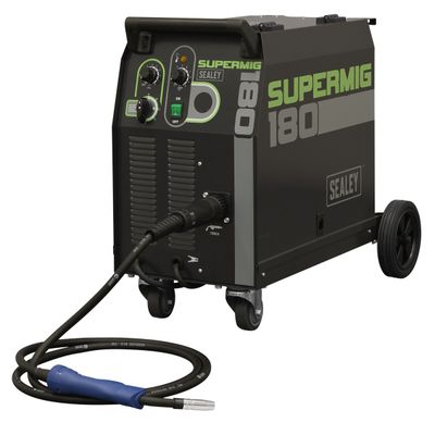 Sealey SUPERMIG180 Gas/Gasless MIG Welder with Binzel Euro Torch 180A 230V