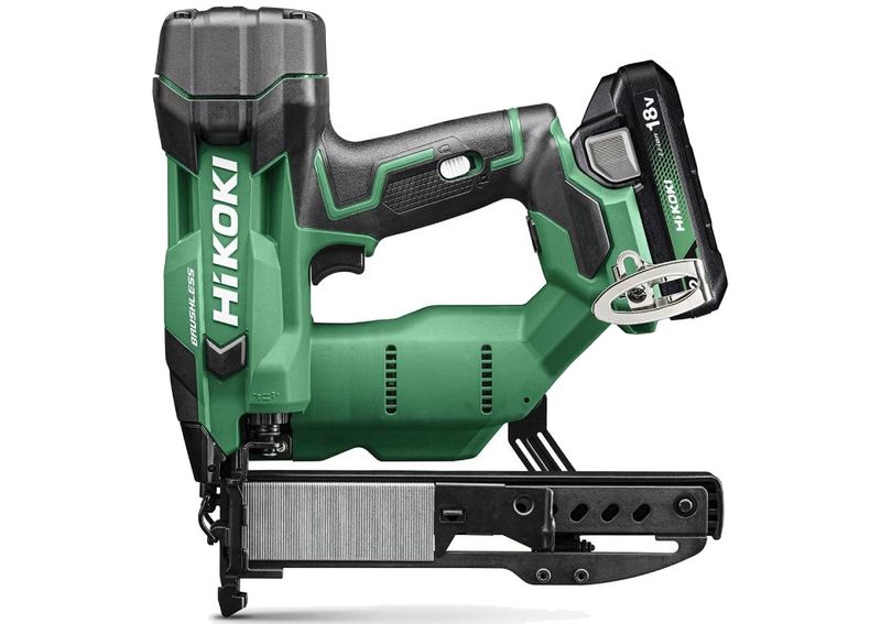 Hikoki N1804DAJXZ 18v 2 x 2.0Ah 18G Narrow Crown Stapler Kit