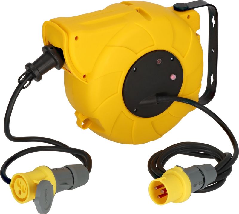 Brennenstuhl BRE013110 Auto Cable Reel 110V 9+2m 16A 1 Socket