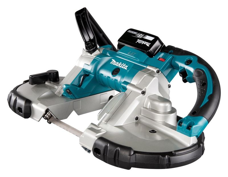 Makita DPB180RTE 18v LXT Portable Bandsaw Kit 2x 5.0Ah Batteries