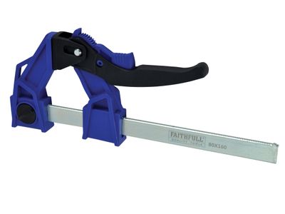 Faithfull FAILC160120 Heavy-Duty Lever Clamp Capacity 160mm