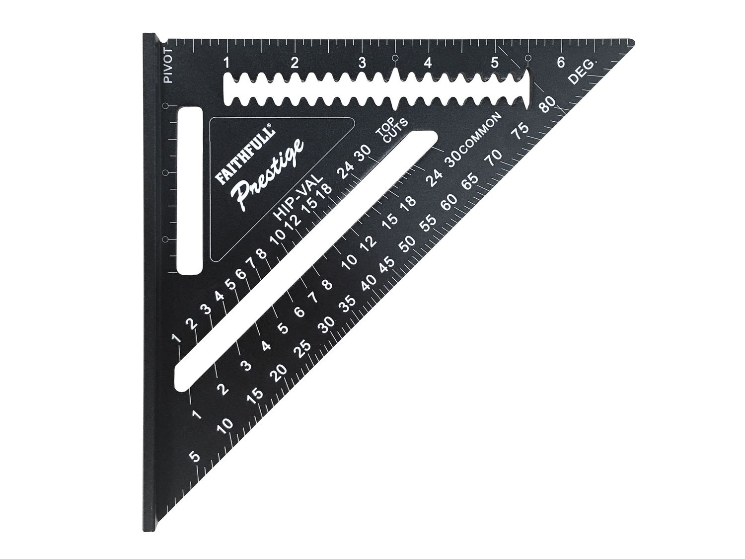 Faithfull FAICSQ7CNC Prestige Quick Square Black Aluminium 178mm (7in)