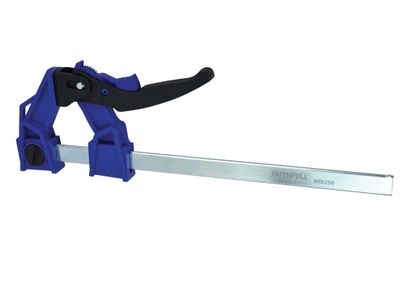 Faithfull FAILC250120 Heavy-Duty Lever Clamp Capacity 250mm
