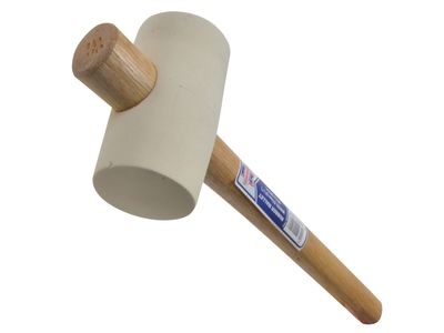 Faithfull FAIRMW214 Rubber Mallet White 567g (20oz)