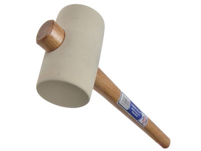Faithfull FAIRMW3 Rubber Mallet White 794g (28oz)