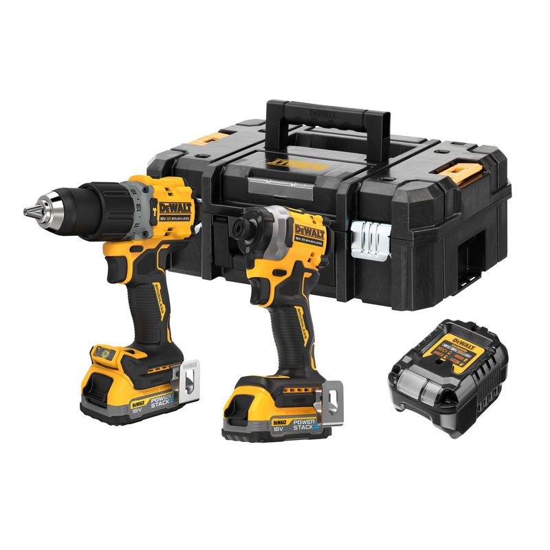 Dewalt DCK2050E2T 18v XR Brushless Powerstak Twin Kit