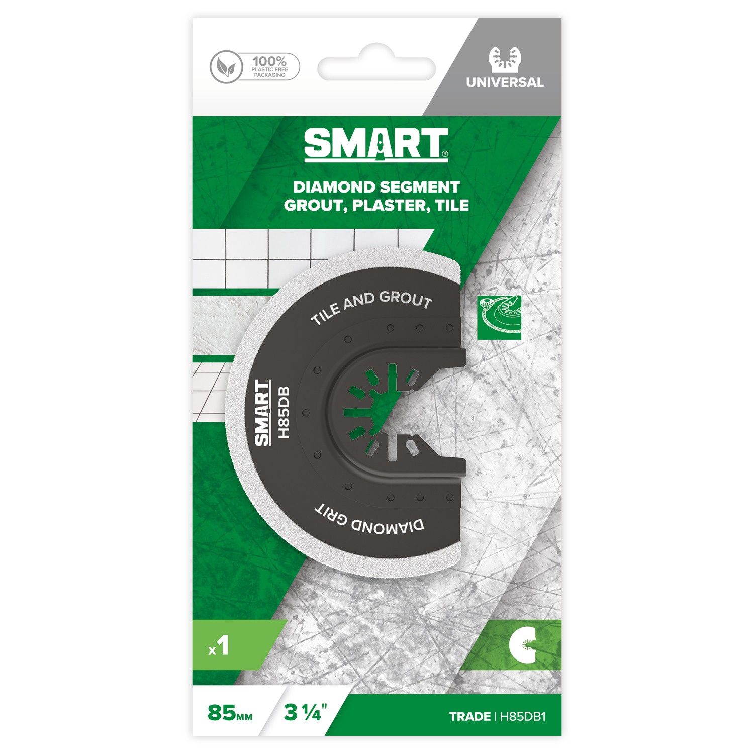 SMART H85DB1 Trade 85mm Super Thin Diamond Embedded Grout Blade