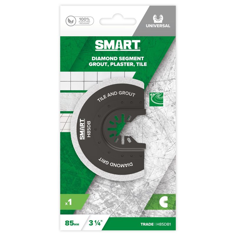 Smart H85DB1 Trade 85mm Super Thin Diamond Embedded Grout Blade