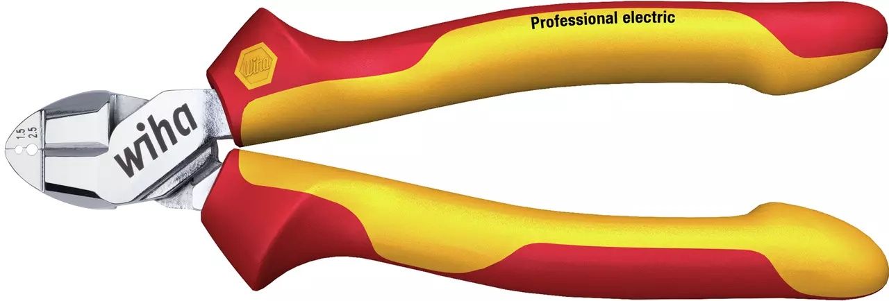 Wiha 27431 Professional electric Stripping Diagonal Cutters with DynamicJoint 160mm