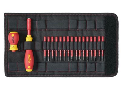 Wiha 41231 19pc SoftFinish VDE slimVario Screwdriver Set