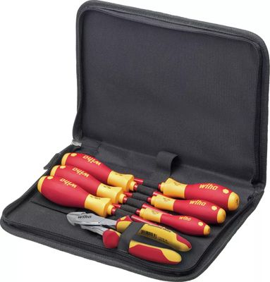 Wiha 38020 7pc VDE Electrician Tool Set