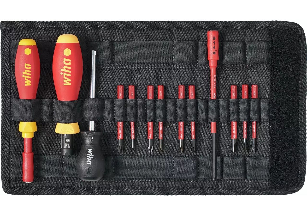 Wiha 40674 14pc TorqueVario-S VDE Screwdriver Set