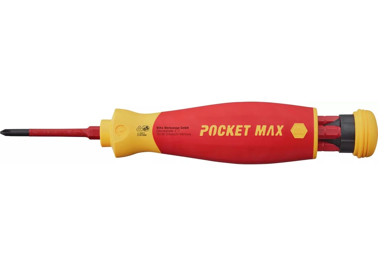 Wiha 45296 5pc VDE PocketMax Screwdriver Set
