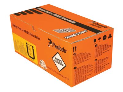 Paslode PAS141266 3.1 x 75mm 350 Ring Nails Stainless Steel Finish Box of 1100 + 1 Fuel Cell